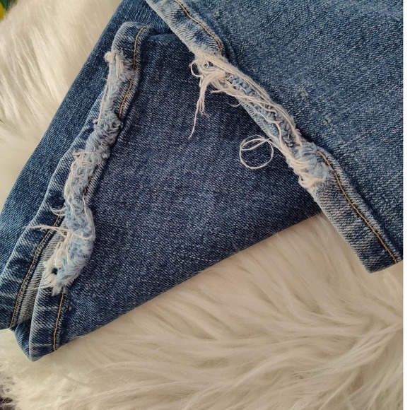 Marciano Vintage 90s Y2K Bootcut Distressed Detroyed Denim Jeans Size 32 - Picture 15 of 15